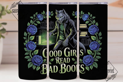 Werewolf Book Lover 20oz Tumbler Wrap Sublimation sassyprint 