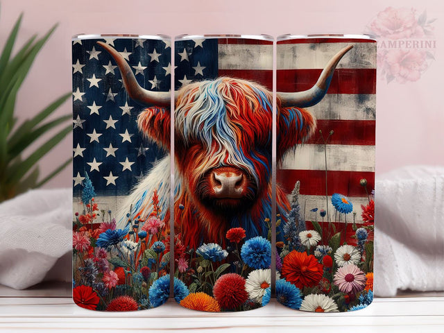 Western 4th Of July Cow 20oz Tumbler Wrap PNG, American Flag Tumbler Png, Straight & Tapered Tumbler Wrap, Instant Digital Download Sublimation Li Zamperini 
