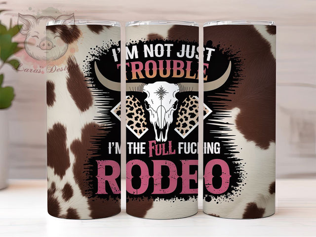 Western Aztec Cowgirl Tumbler Wrap, Rodeo Attitude Sublimation PNG, 20oz Skinny Tumbler Design, Cowgirl Sass Tumbler Wrap, Rustic Western Tumbler PNG, Funny Rodeo Quote Wrap Sublimation Lara' s Designs 