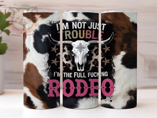 Western Aztec Cowgirl Tumbler Wrap, Rodeo Attitude Sublimation PNG, 20oz Skinny Tumbler Design, Cowgirl Sass Tumbler Wrap, Rustic Western Tumbler PNG, Funny Rodeo Quote Wrap Sublimation Lara' s Designs 