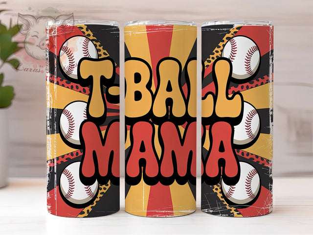 Western Baseball Mom Tumbler, Western Tumbler Design, T-ball Team Gift, Custom Baseball Tumbler, Sublimation Wrap Template, Sports Mom Present, Cowboy Baseball Tumbler Sublimation Lara' s Designs 