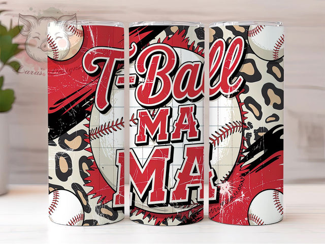 Western Baseball Mom Tumbler, Western Tumbler Design, T-ball Team Gift, Custom Baseball Tumbler, Sublimation Wrap Template, Sports Mom Present, Cowboy Baseball Tumbler Sublimation Lara' s Designs 