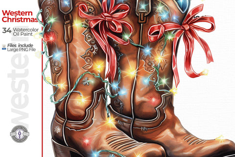 Western Christmas SVG AfterTenDesign 