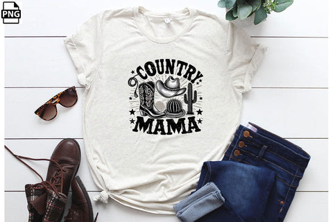 Western Country Mama PNG Printable File Sublimation Creativedesigntee 