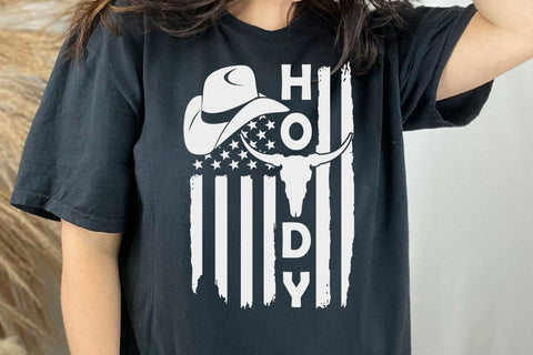 Western Country Men Teen Boy Kid Rodeo Southern Cowboy Howdy T-Shirt SVG DesignDestine 