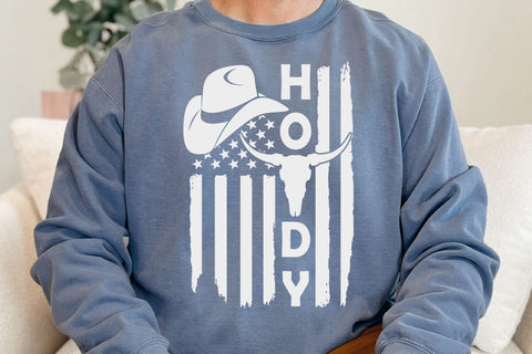 Western Country Men Teen Boy Kid Rodeo Southern Cowboy Howdy T-Shirt SVG DesignDestine 