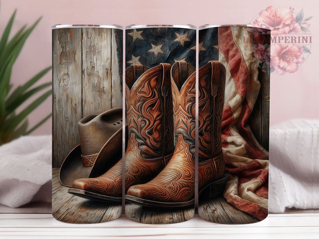 Western Cowboy Boots USA Flag Rodeo Tumbler, Cowboy Boots Tumbler, USA Flag Hat PNG, 20oz Sublimation Design, Patriotic Cowboy Cup, Country Western Wrap, American Rodeo Tumbler Sublimation Li Zamperini 