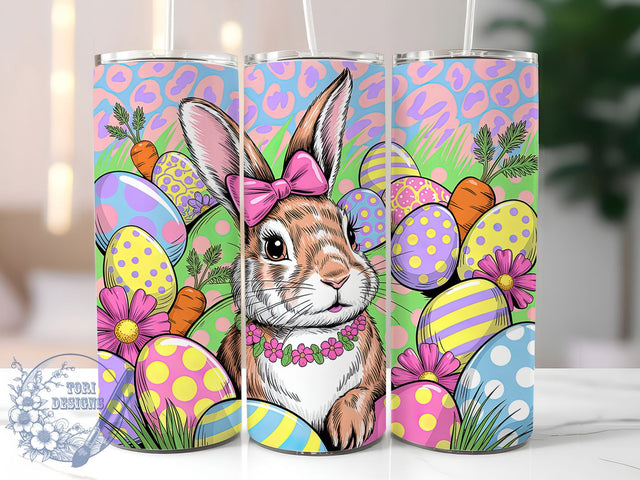 Western Cowboy Bunny Tumbler, Happy Easter Tumbler, Cowboy Bunny Wrap, Stylish 20oz Wrap, Sublimation Design, Trendy Gift Idea, Inspirational Easter Tumbler Sublimation ToriDesigns 