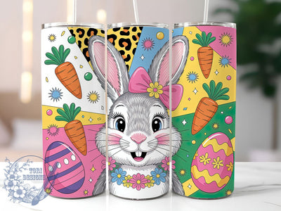 Western Cowboy Bunny Tumbler, Happy Easter Tumbler, Cowboy Bunny Wrap, Stylish 20oz Wrap, Sublimation Design, Trendy Gift Idea, Inspirational Easter Tumbler Sublimation ToriDesigns 