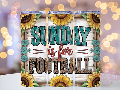Western Cowboy Game Day Football Tumbler, Sunday Game Day Cup, 20Oz Sublimation Wrap, Cowboy Sports Drinkware, Country Football Gift, Rustic Game Day Mug, Rodeo Style Tumbler Sublimation SvggirlplusArt 