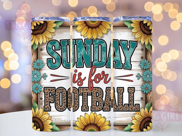 Western Cowboy Game Day Football Tumbler, Sunday Game Day Cup, 20Oz Sublimation Wrap, Cowboy Sports Drinkware, Country Football Gift, Rustic Game Day Mug, Rodeo Style Tumbler Sublimation SvggirlplusArt 