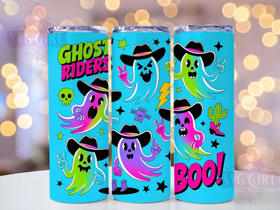 Western Cowboy Ghost Halloween Tumbler, Cowboy Halloween Cup, 20Oz Sublimation Wrap, Spooky Rodeo Drinkware, Haunted Cowboy Gift, Skeleton Rider Mug Design, Rustic Halloween Tumbler Sublimation SvggirlplusArt 