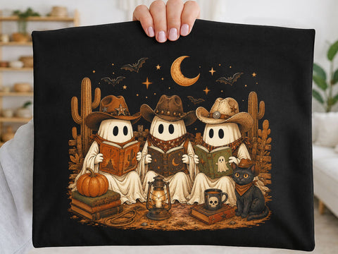 Western Cowboy Ghost PNG Book Clipart Art SVG artprintfile 