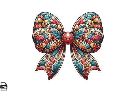 Western Cowgirl Bow Coquette PNG Bundle Printable File Sublimation Creativedesigntee 