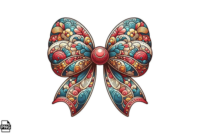 Western Cowgirl Bow Coquette PNG Printable File Sublimation Creativedesigntee 