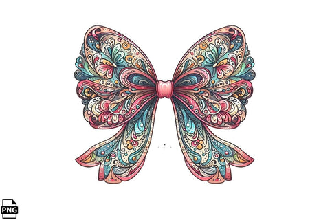 Western Cowgirl Bow Coquette PNG Printable File Sublimation Creativedesigntee 