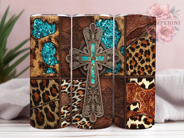 Western Cowgirl Faith Cross Tumbler, Western Christian Tumbler, Jesus Cross Tumbler Wrap, 20oz Sublimation Wrap, Religious Western Tumbler, Rustic Faith Tumbler PNG, Digital Download Sublimation Li Zamperini 