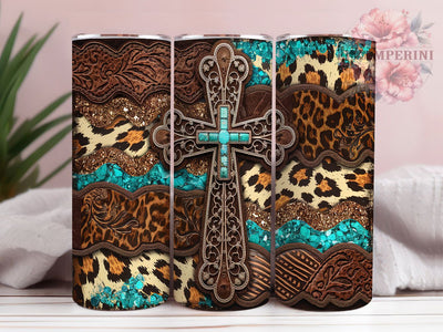 Western Cowgirl Faith Cross Tumbler, Western Christian Tumbler, Jesus Cross Tumbler Wrap, 20oz Sublimation Wrap, Religious Western Tumbler, Rustic Faith Tumbler PNG, Digital Download Sublimation Li Zamperini 