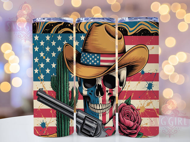 Western Cowgirl Gothic Halloween Tumbler Wrap, Halloween Cowgirl Design, Country Skull Art, Rodeo Skeleton Cup, Western Horror Gift, Dead Cowgirl Wrap, Spooky Ranch Sublimation Sublimation SvggirlplusArt 