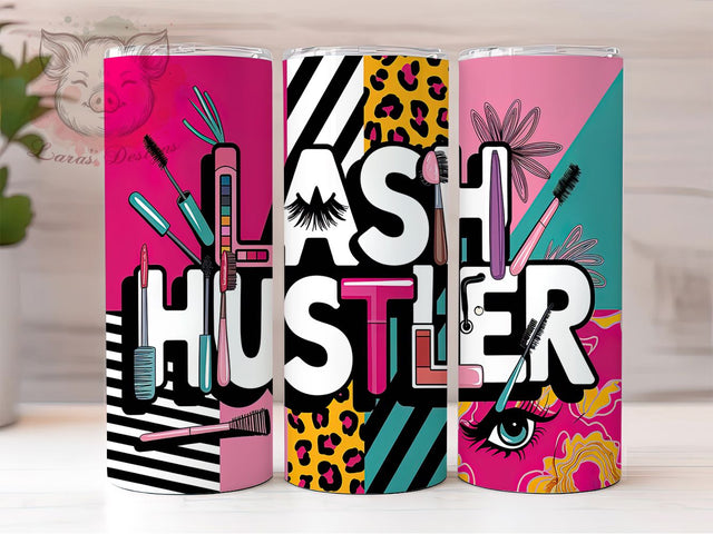 Western Cowgirl Lash Tech Tumbler, Lash Tech Tumbler PNG, 20oz Sublimation Wrap, Cowgirl Hustler Tumbler, Beauty Boss Tumbler, Rodeo Aesthetic Tumbler, Digital Download Tumbler Sublimation Lara' s Designs 