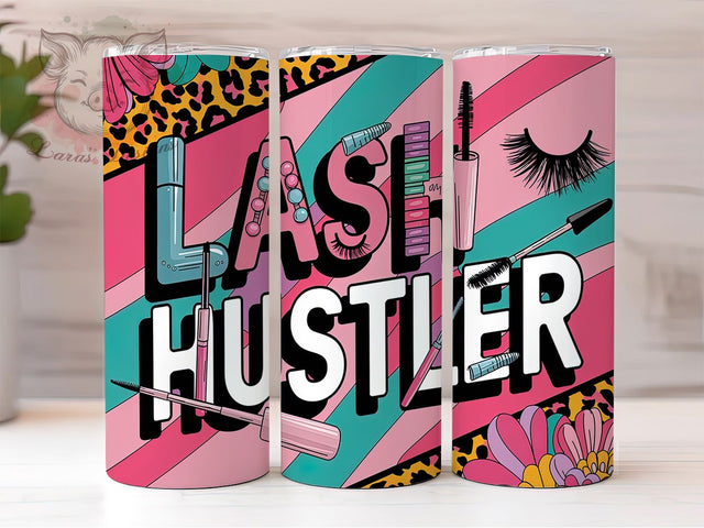Western Cowgirl Lash Tech Tumbler, Lash Tech Tumbler PNG, 20oz Sublimation Wrap, Cowgirl Hustler Tumbler, Beauty Boss Tumbler, Rodeo Aesthetic Tumbler, Digital Download Tumbler Sublimation Lara' s Designs 