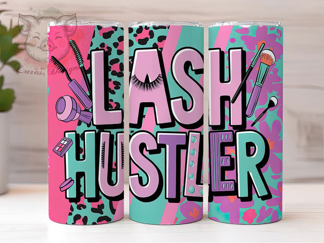 Western Cowgirl Lash Tech Tumbler, Lash Tech Tumbler PNG, 20oz Sublimation Wrap, Cowgirl Hustler Tumbler, Beauty Boss Tumbler, Rodeo Aesthetic Tumbler, Digital Download Tumbler Sublimation Lara' s Designs 