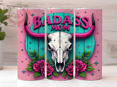 Western Cowgirl Mom Life Tumbler, Badass Mom Cup, Cowgirl Mama Gift, Country Mom Drinkware, Rustic Western Mug, Mom Life Rodeo Tumbler, Southern Mama Cup Sublimation Lara' s Designs 