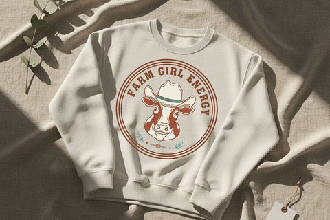 Western Cowgirl Png Bundle, Boots Cows Country Vibes, Cowgirl Era Farm Girl Energy, Raised on Sweet Tea and Cattle, Western Babe Shirt SVG TiffsCraftyCreations 
