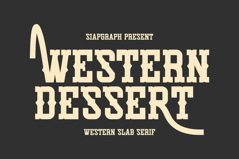 Western Desert - Western Slab Serif Font Font Masyafi Studio 