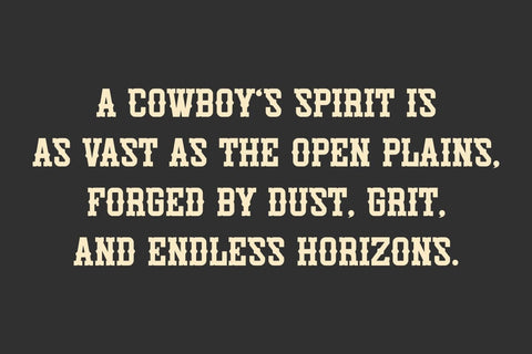 Western Desert - Western Slab Serif Font Font Masyafi Studio 