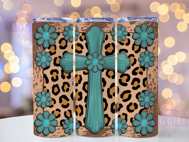 Western Faith Cross Tumbler, Western Style Tumbler, Stylish 20oz Wrap, Sublimation Design, Trendy Gift Idea, Religious Western Wrap, Inspirational Faith Tumbler Sublimation SvggirlplusArt 
