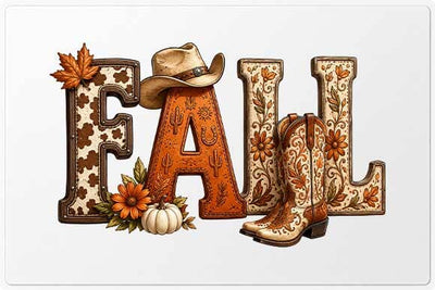 Western Fall PNG Rustic Cowgirl Autumn Digital Download SVG BillahCrafts 
