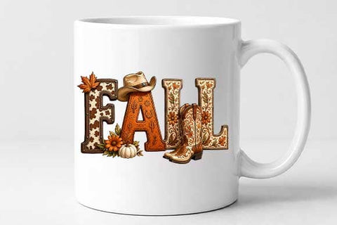Western Fall PNG Rustic Cowgirl Autumn Digital Download SVG BillahCrafts 