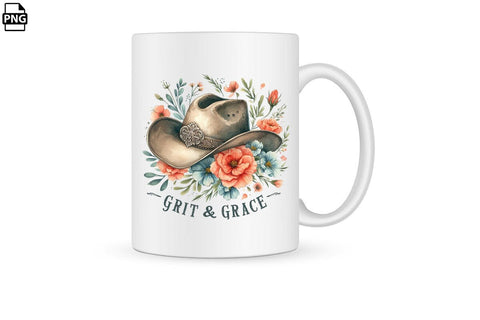 Western Grit And Grace PNG Printable File Sublimation Creativedesigntee 