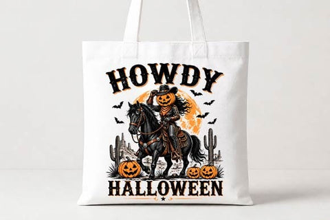 Western Halloween PNG, Cowboy Howdy Sublimation Design SVG BillahCrafts 