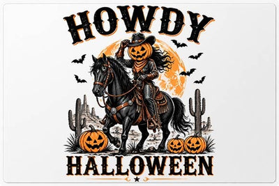 Western Halloween PNG, Cowboy Howdy Sublimation Design SVG BillahCrafts 