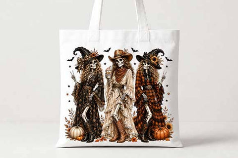 Western Halloween PNG Skeleton Cowgirl Digital Download SVG BillahCrafts 