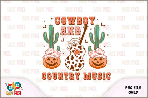 Western Halloween PNG Sublimation Bundle Sublimation Shetara Begum 