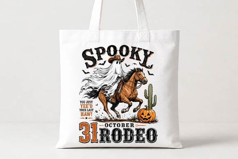 Western Halloween Rodeo PNG, Cowboy Ghost Sublimation SVG BillahCrafts 