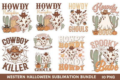 Western Halloween Sublimation Bundle Sublimation Rupkotha 