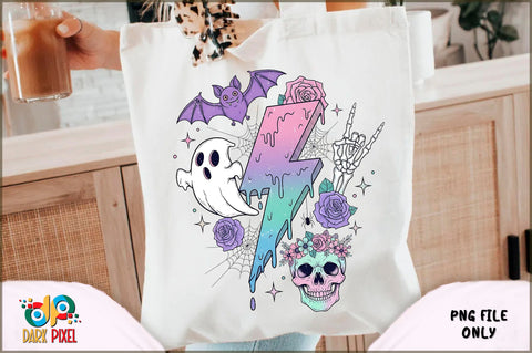 Western Halloween Tote Bag PNG Bundle Sublimation Shetara Begum 