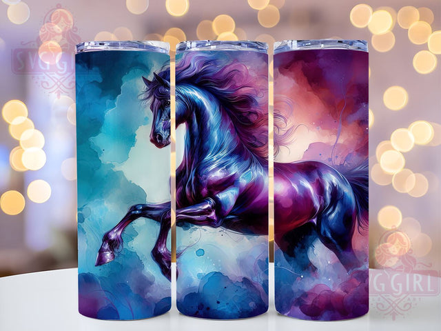 Western Horse Tumbler Wrap, Horse Tumbler, Western Decor, 20oz Tumbler Wrap, Sublimation Design, Cowboy Gift, Equine Merchandise, Rustic Drinkware Sublimation SvggirlplusArt 