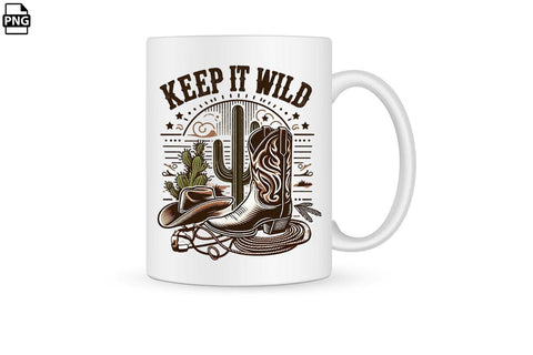 Western Keep It Wild PNG Printable File Sublimation Creativedesigntee 