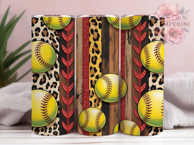Western Leopard Softball Tumbler, Western Leopard PNG, 20oz Sublimation Wrap, Cowgirl Softball Design, Wild Sports Mom Cup, Softball Mama Tumbler, Animal Print Sports Wrap Sublimation Li Zamperini 