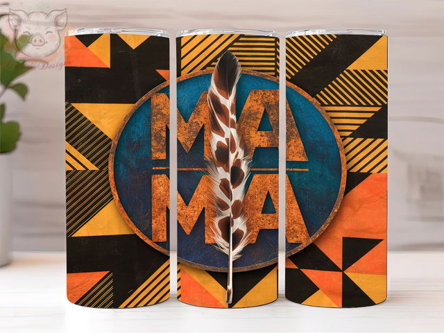 Western Mama 20oz Tumbler Png, Straight & Tapered Tumbler Png, Cowhide Tumbler Png, Digital Download PNG Sublimation Lara' s Designs 