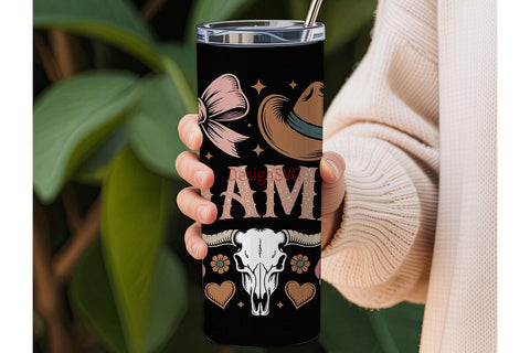 Western Mama 20oz Tumbler Wrap Sublimation DesignSVG 
