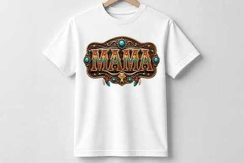 Western Mama PNG | Cowgirl Mom Sublimation Digital Download SVG BillahCrafts 