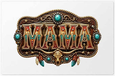 Western Mama PNG | Cowgirl Mom Sublimation Digital Download SVG BillahCrafts 