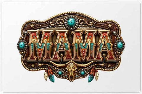Western Mama PNG | Cowgirl Mom Sublimation Digital Download SVG BillahCrafts 