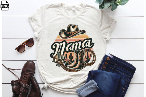 Western Mama PNG Printable File Sublimation Creativedesigntee 